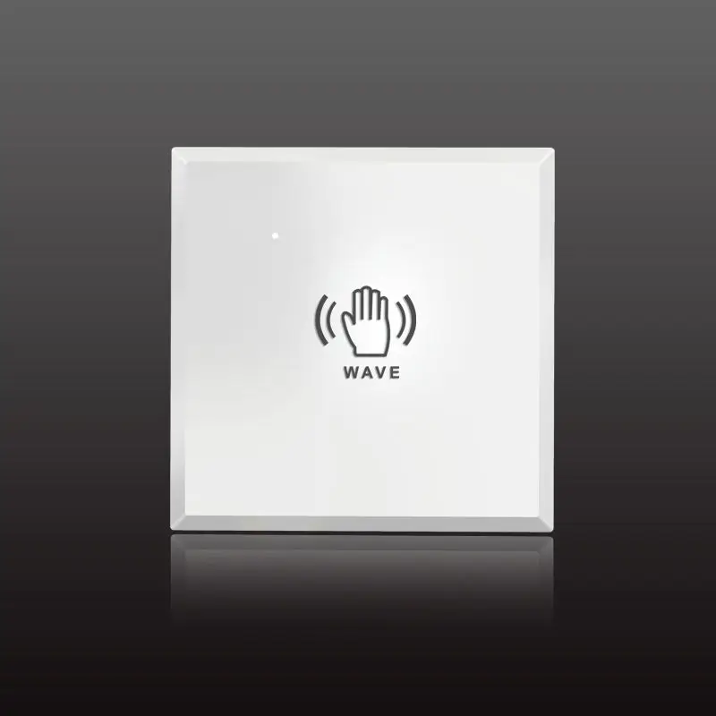 Factory Price Hand Wave Infrared Non Touch Switch EU UK US Toughened Glass Panel Open Door Switch