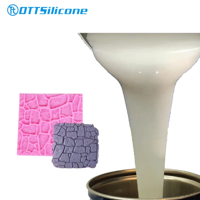 Liquid Raw Material of Silicone Molds for Concrete Mold Making Silicone Rubber Compound RTV 2 Silicone