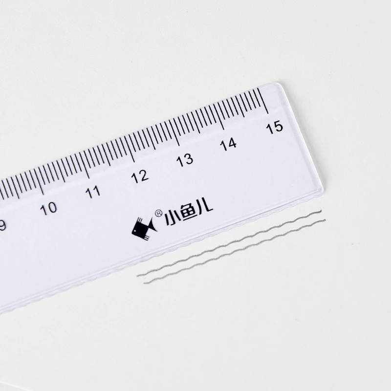 15cm straight drawing ruler plastic scale ruler set high quality transparent clear ruler set