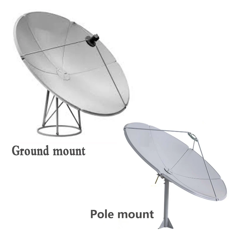 Hot Sale Customized satellite antenna 240cm 8feet 2.4m ground mount dish antenna