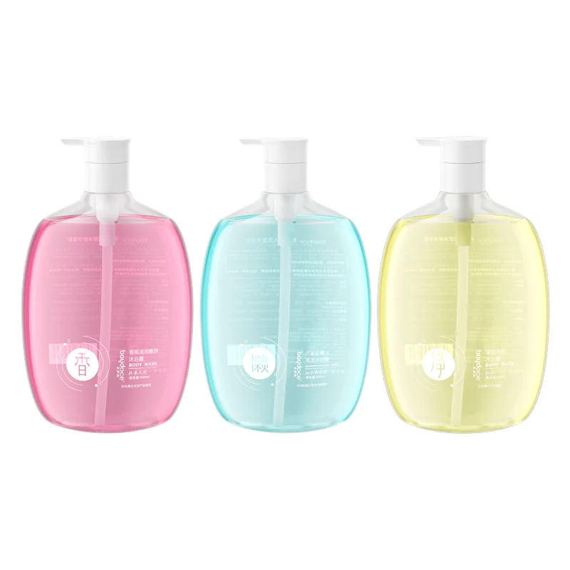 Natural Material exfoliating shower gel body wash shower gel Body Cleaning  Moisturizing  Refreshing Bath Shower Gel
