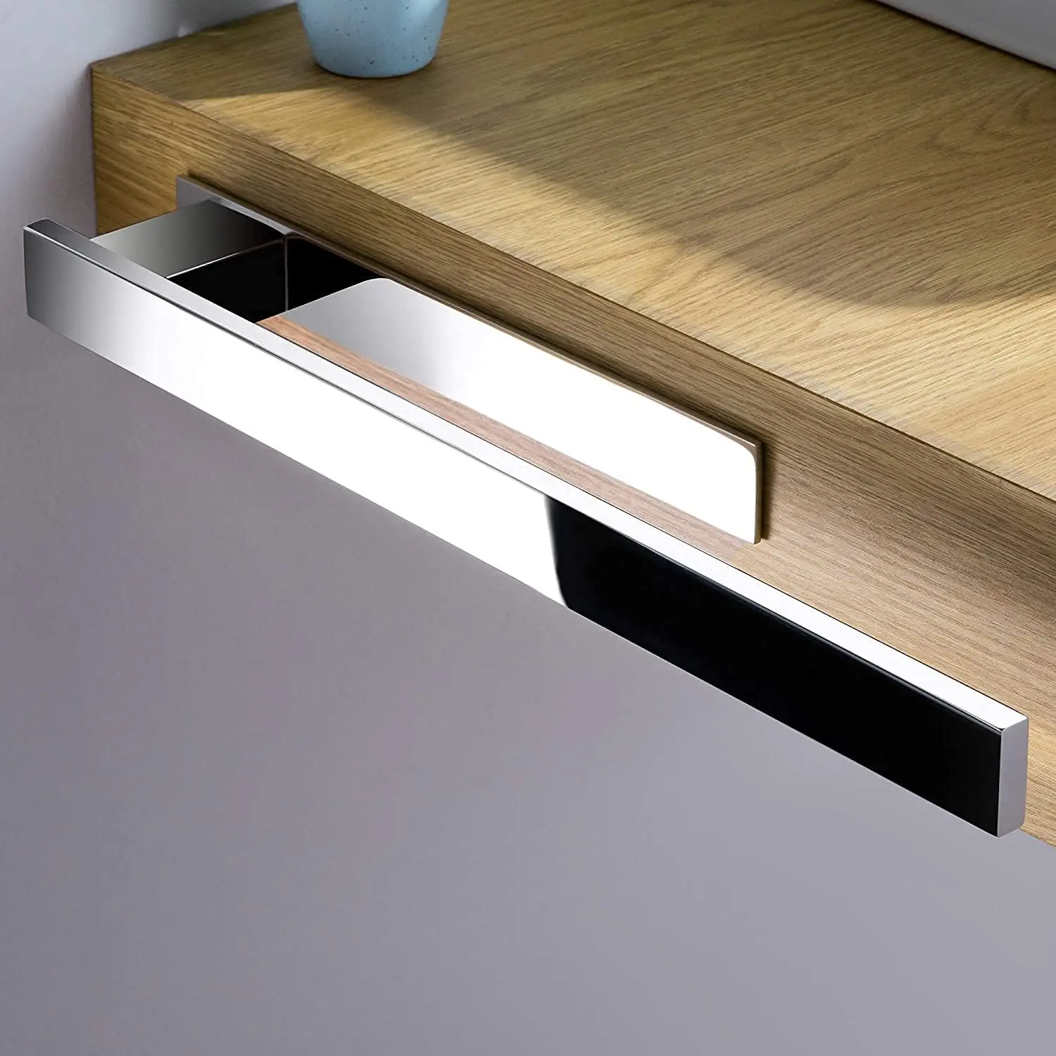 Towel Holder Bathroom No Drilling Towel Rail Self-Adhesive Towel Ring Stainless Steel 39 cm Mirror Polished