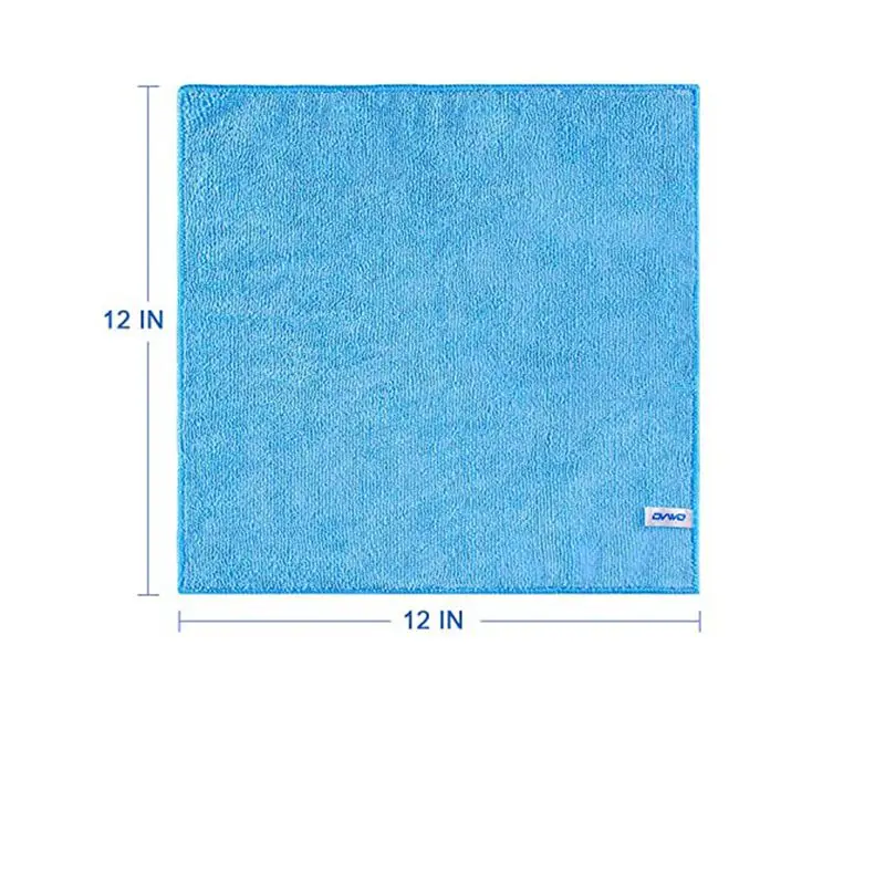 Microfiber Cleaning Cloth Towel Car Wash Towel Kitchen Microfiber Window Glasses Cleaning Cloth with Custom Print Logo