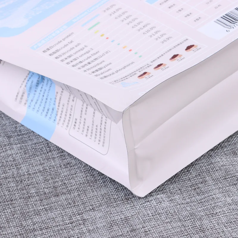 Factory Wholesale Plastic Food Packaging Bags Standing Pet Food Packaging Bags Pet Snack Packaging Bags Custom Printing