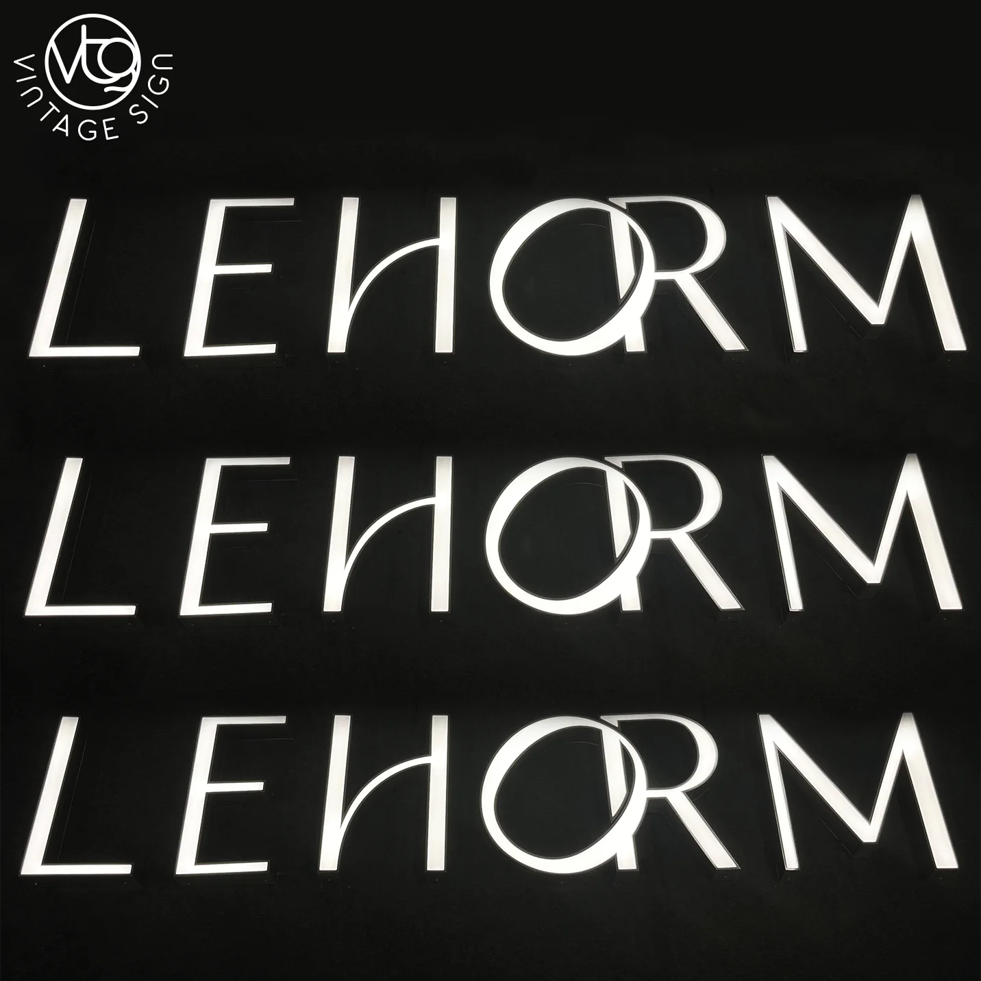 Free Design Sign Front Lit Letters Logo Programmable Custom Outdoor Store Front Face Illuminated Sign Letters With High Quality
