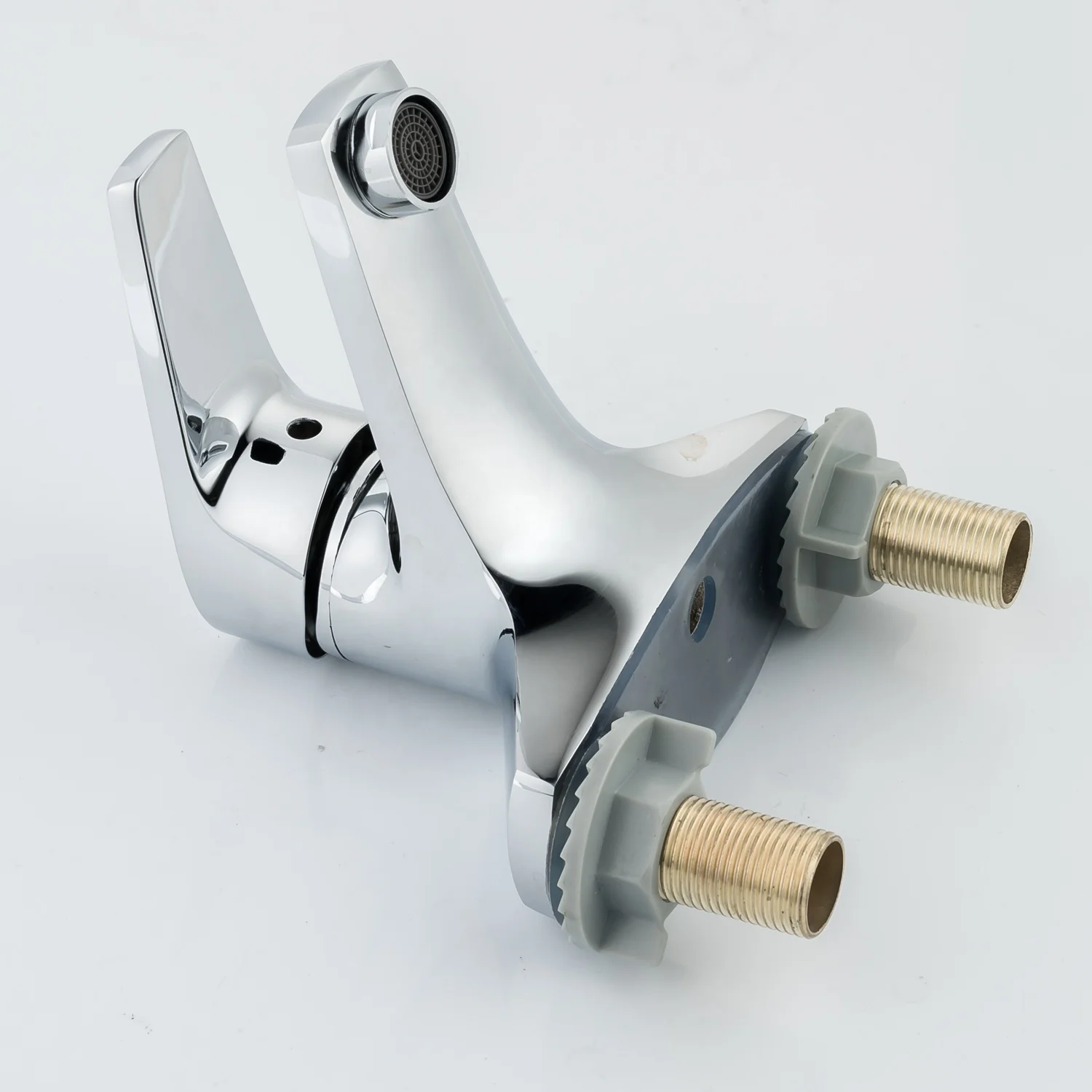 TB-MJ253 Tengbo hot and cold water 2 Dual Holes voi sen brass chrome basin faucet water tap