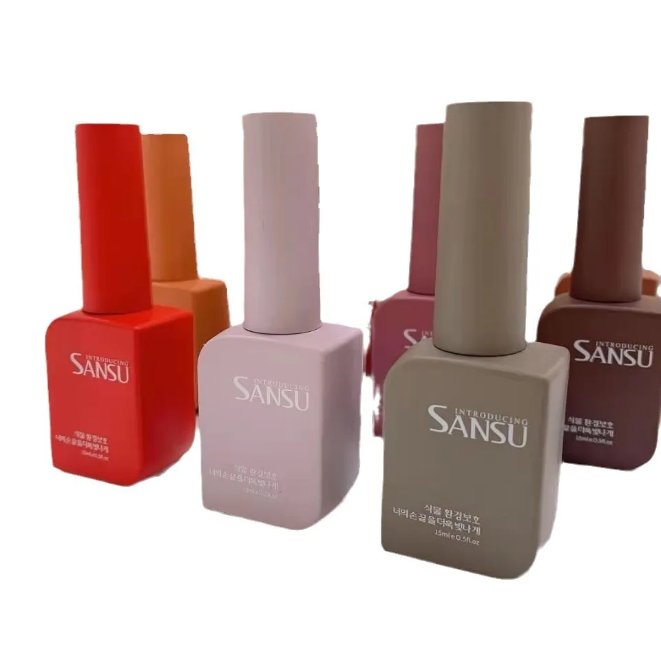 Sansu Private Label UV Gel Set Nail Polish Gel 60 Colors Gel Nail Polish Wholesale Price Factory for Nail Salon