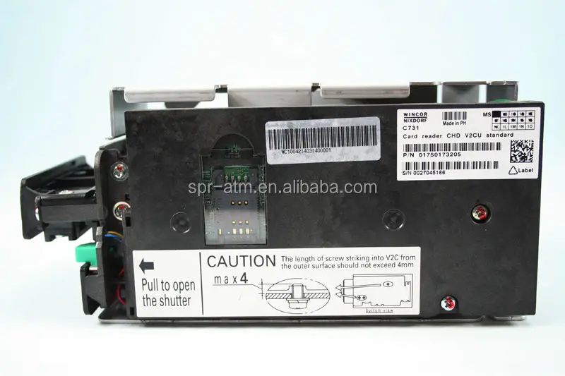 Wincor Cineo V2CU Card Reader 01750173205 ATM Card Reader  Spare parts