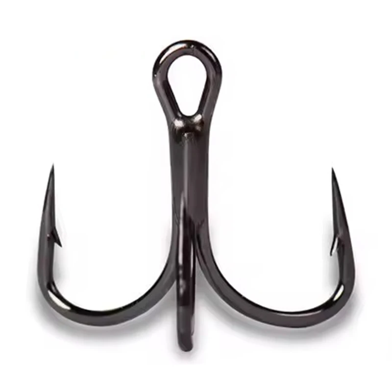 Mustad TG76NP 8# 6# 4# saltwater fishing lure accessories high carbon steel treble hook