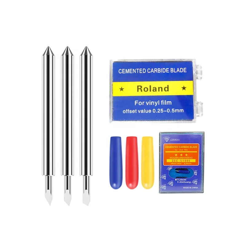 Roland Plotter Blade vinyl blade cutting  30/45/60 Degrees Replacement Blades sets Cutting plotter knives