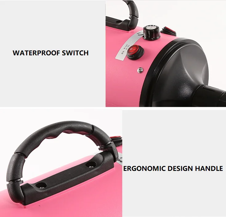 Pet Grooming Hair Dryer Dog Hair Dryer with Adjustable Temperature and Speed for Pet Grooming Pet Hair Dryer