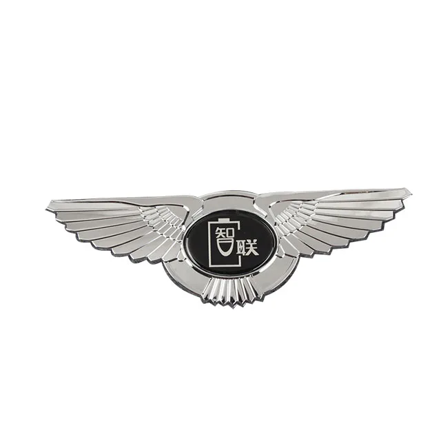 3D Plastic ABS Chrome Adhesive Metal Car Emblem ABS Chrome Alphabet Letters for Car