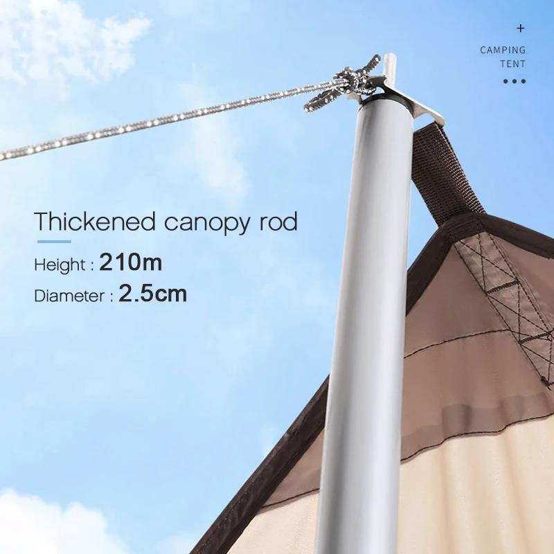 OEM Tente De Wholesale Double Layer Tarps Outdoor Camping BBQ Portable Tarp Awning Tent Waterproof Ultralight Sun Shelter