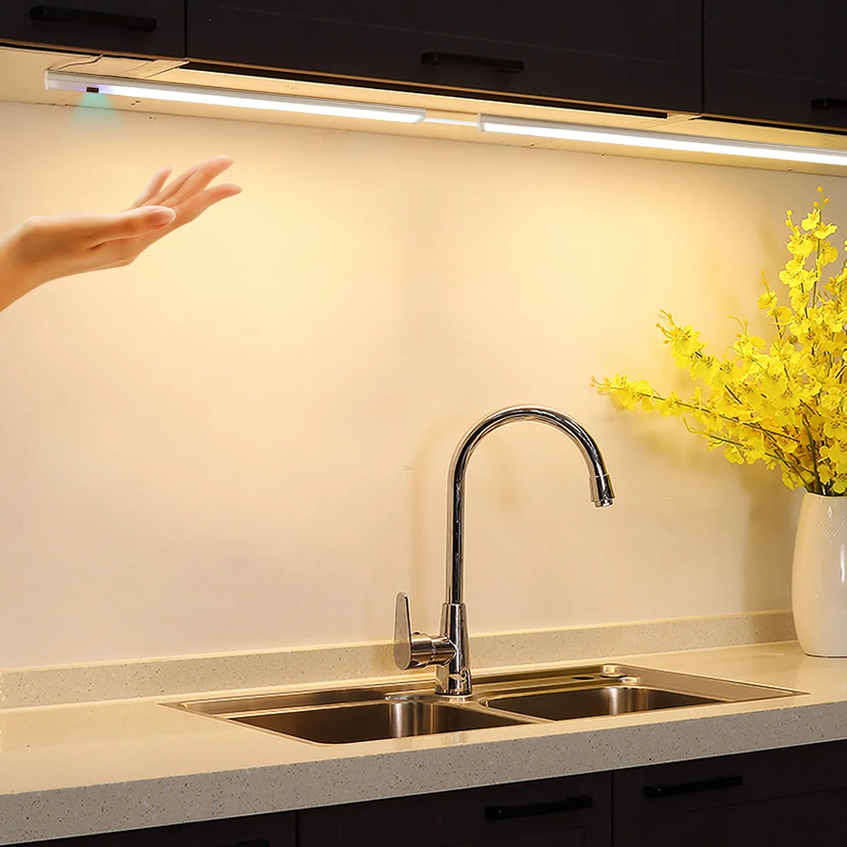 DC 12V/24V Embedded Human Body Infrared Induction under Cabinet Led Light Motion Sensor Light