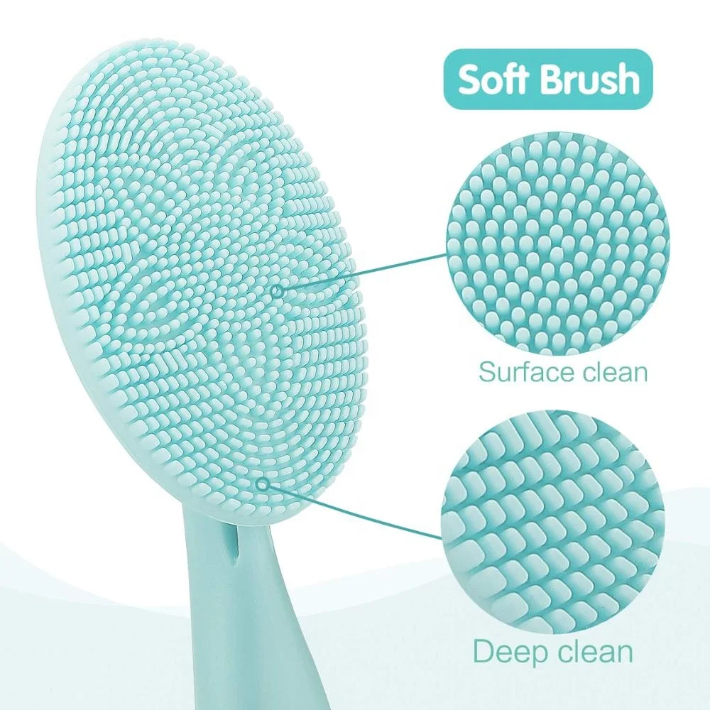New Design Handheld IPX6 Waterproof USB Face Cleansing Brush Facial Cleanser