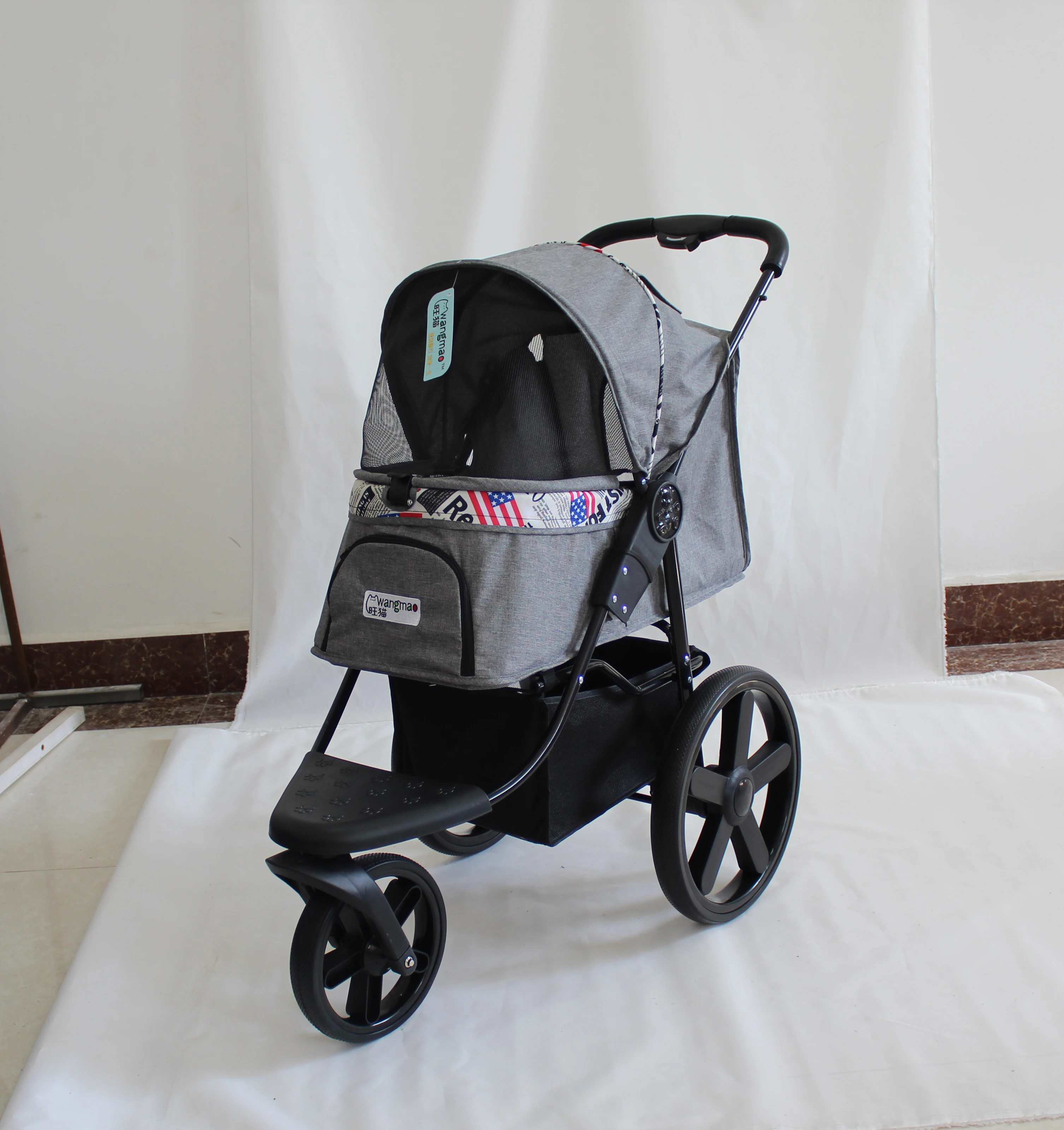 luxury pet stroller dogs jogger  pet trolley dog carrage