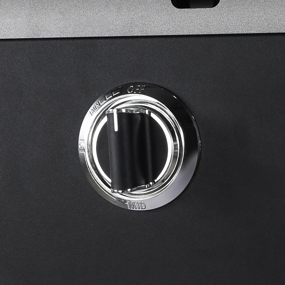 Gexiang Manufacturer Customized Knob Controlled Heat Outdoor Steel BBQ Grill Outdoor Gas with Grill Plate