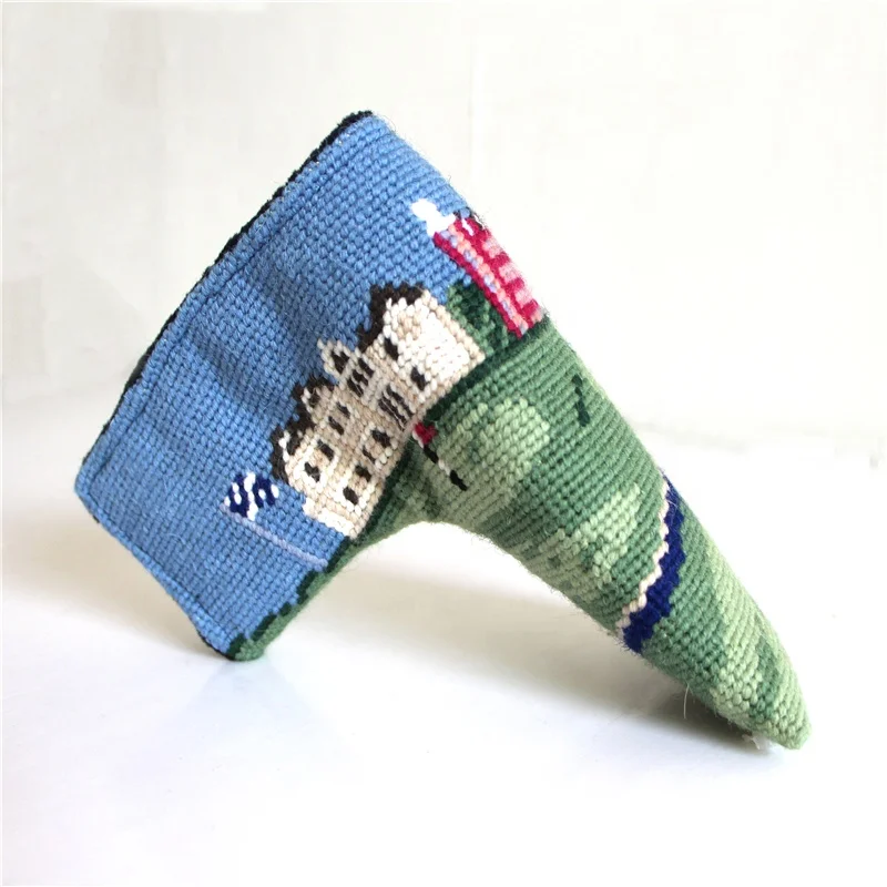 2021 Latest Fashion Top Design St. Andrews Scene Magnet Closure Putter Blade Headcover
