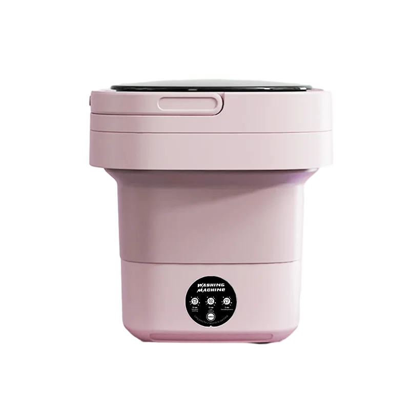 Factory outlet 8L Low Noise Folding Portable Washing Machine with Ag+ and 36W Powerful Laundry Power