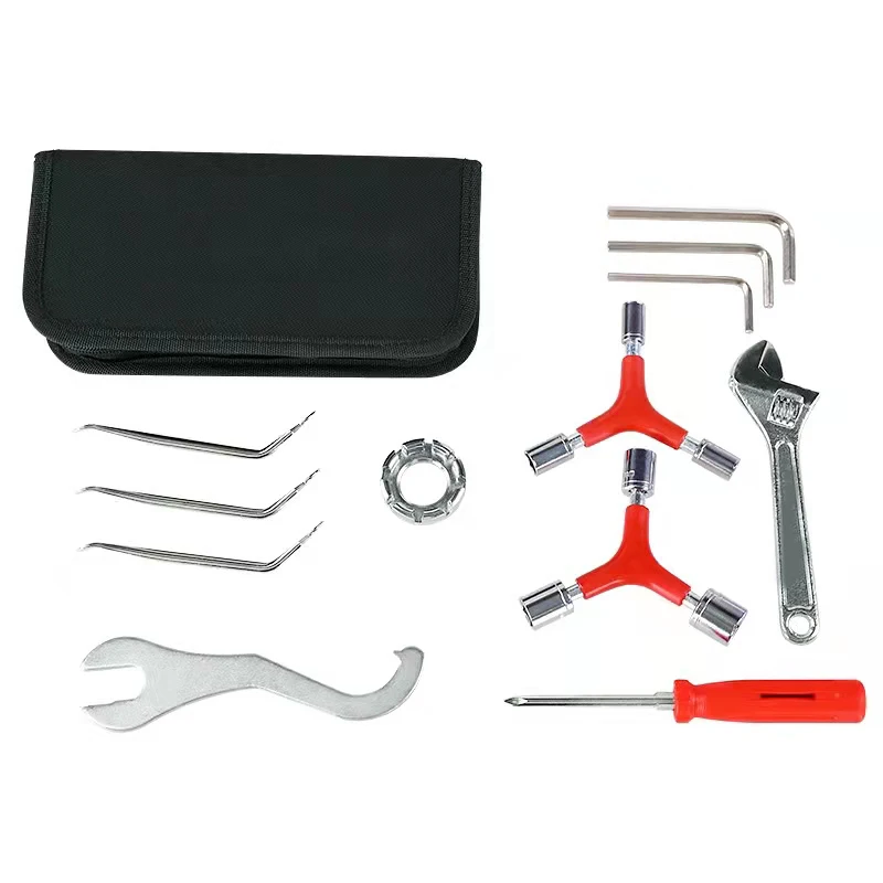 Bike Tools Kit Professional Bicycle Repair Cycling Multitool Chain Pedal Wrench Hex