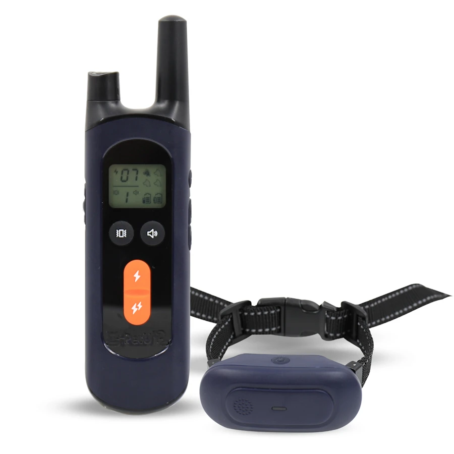 Оптовая продажа, товары для дрессировки домашних животных, 9 уровней вибрации, ошейник против лая, пластиковый ошейник для собак для контроля лая