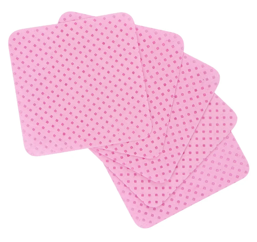 2022 Factory  Price  Non-Woven Fabric Nail wiping pad Nail Wipes Lint free 100% Cotton Napkins Private Label Nail Polish Wipes