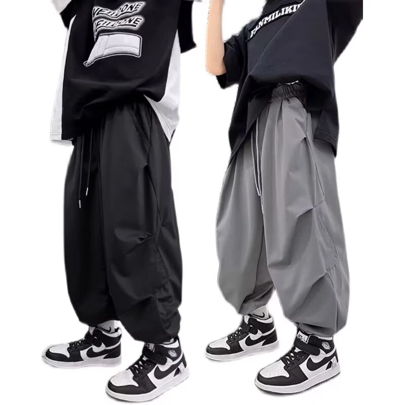 Youthful And Fashionable Trendy Casual Solid Color New Style Kids Clothing Long Pants for Boy