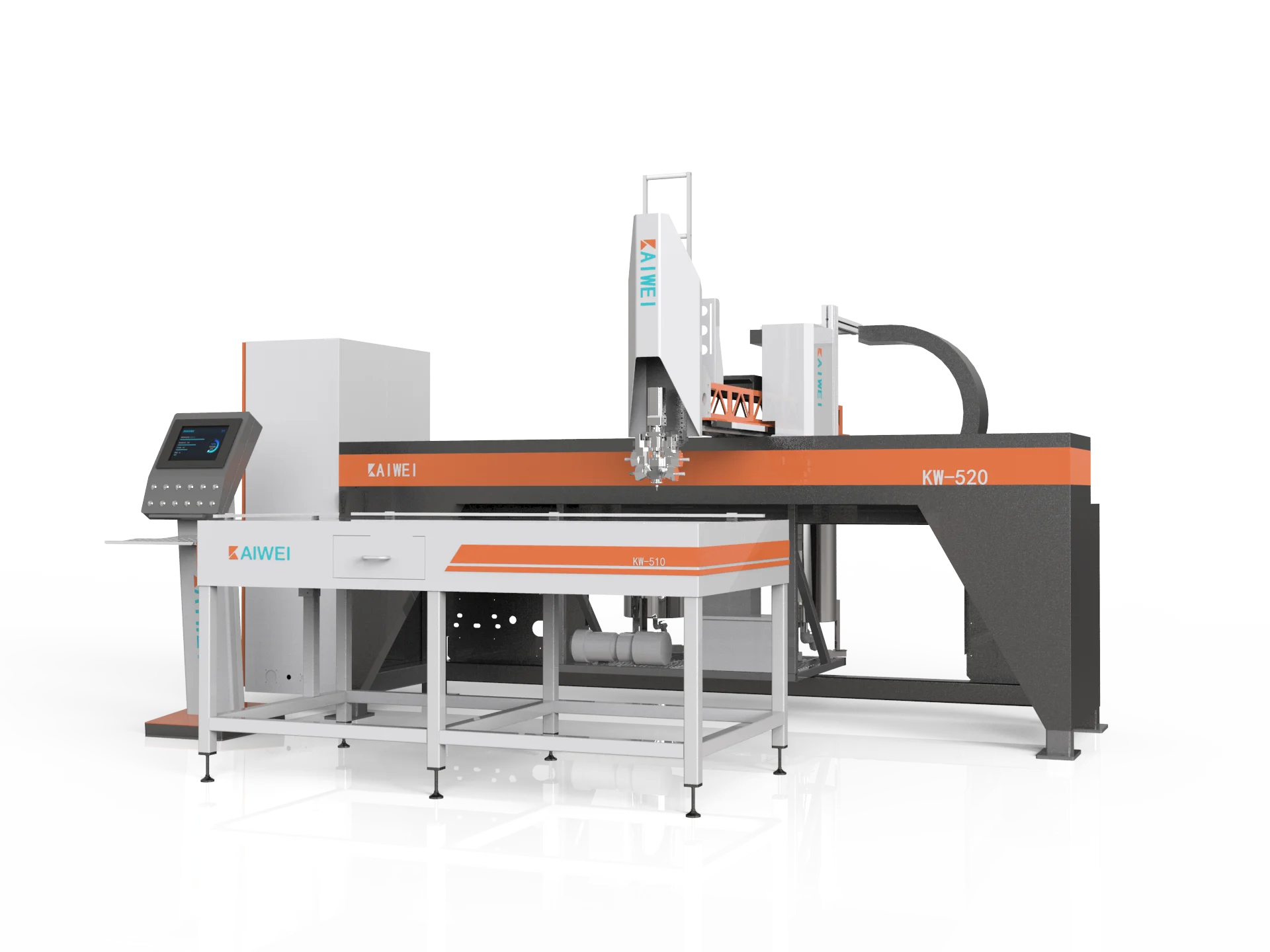 KW-520 polyurethane injection machine pu foam Automatic gasket sealing machine