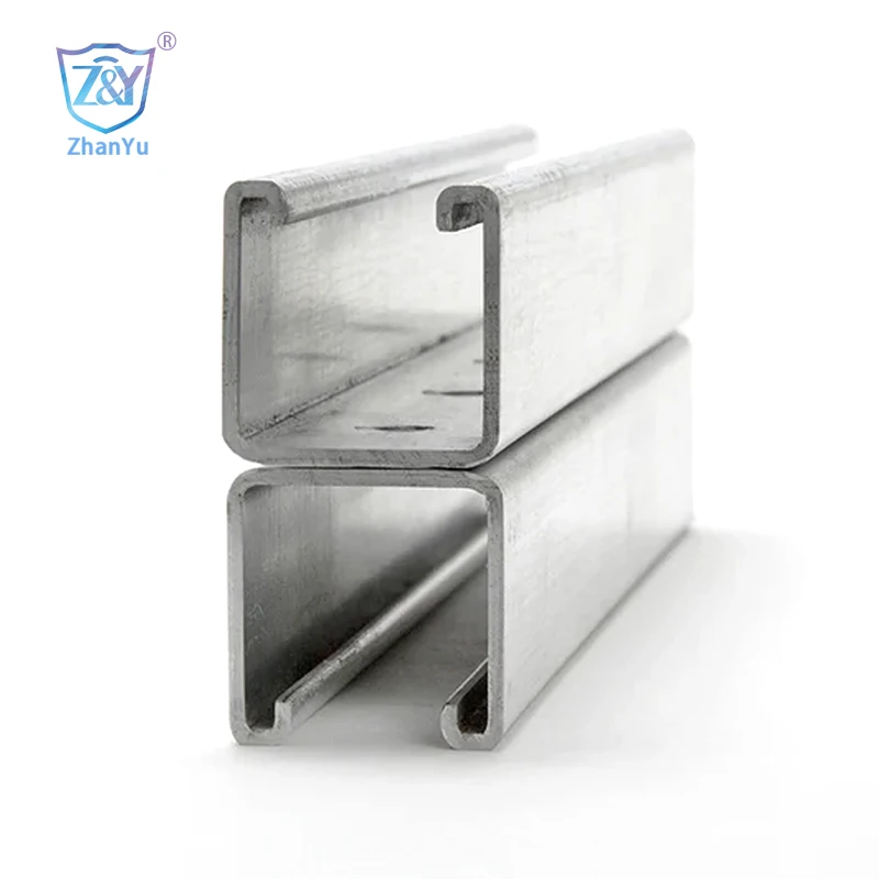 Back to Back Strut Channel strut c channel HDG galvanized steel channel unistrut Unicanal canal de puntal