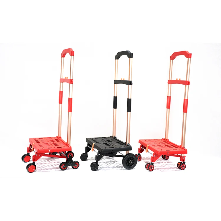 OEM/ODM 3 Wheel Vegetable Shopping Trolley Bag Used Supermarket Shopping Trolleys for Sale