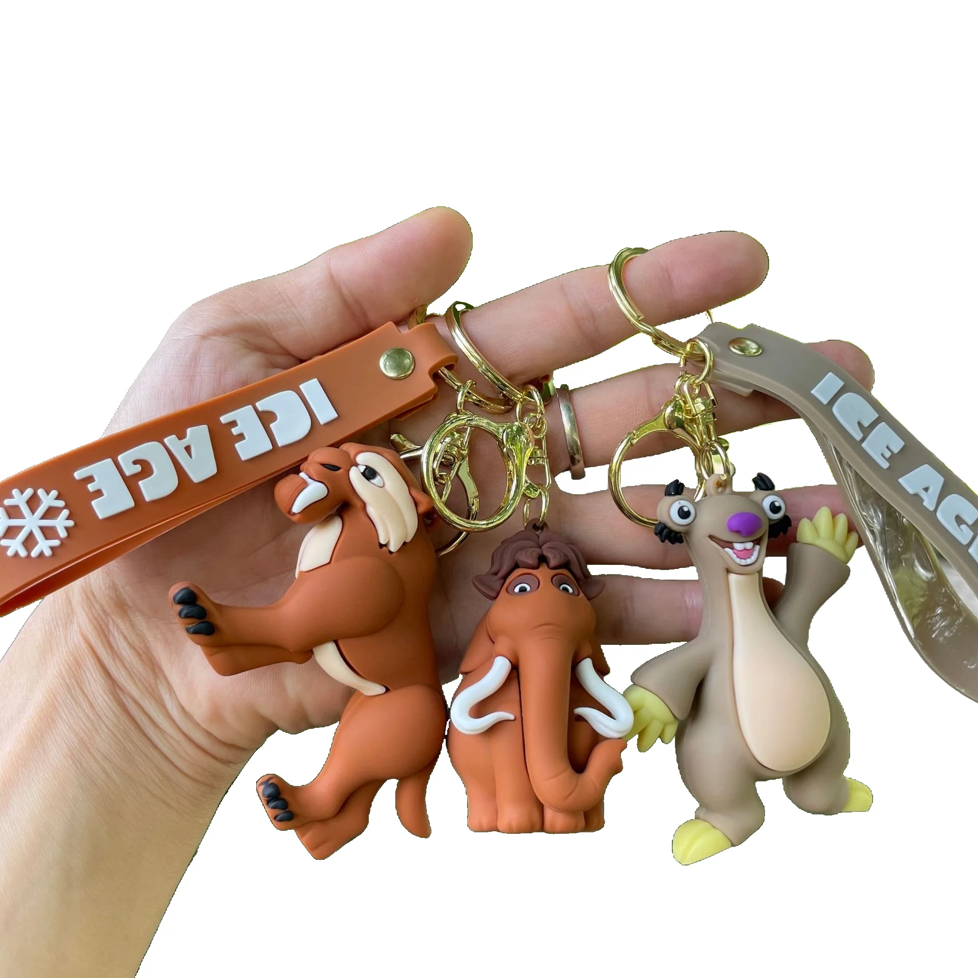 Фэнтези приключенческая серия фильм ледниковой эпохи игрушечный брелок 3D кукла слон Манни брелок кулон Оптовая Продажа Аниме Брелки Аксессуары