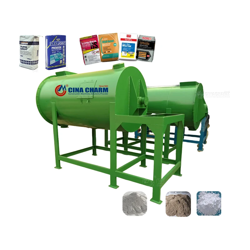 Cost-effective Simple dry powder blending Dry Mortar Production Line for Tile Adhesive Making Machine