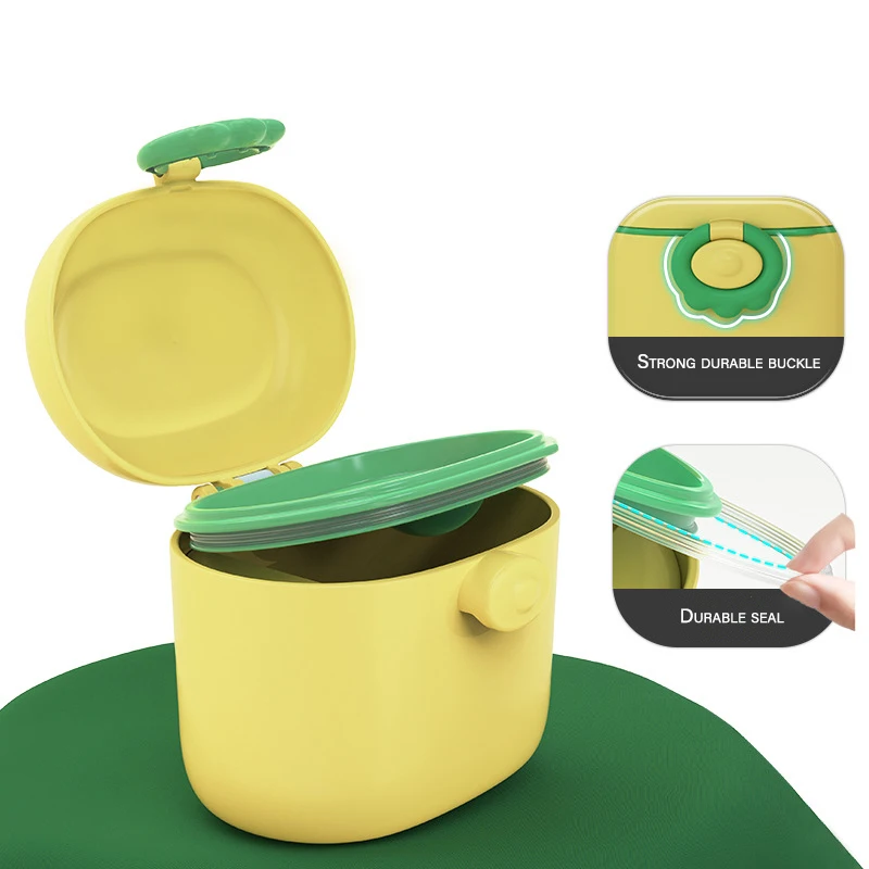 2023 Milk Storage Infants Portable Milk Powder Dispenser Food Container Feeding sub-packaging box snack box baby milk jar