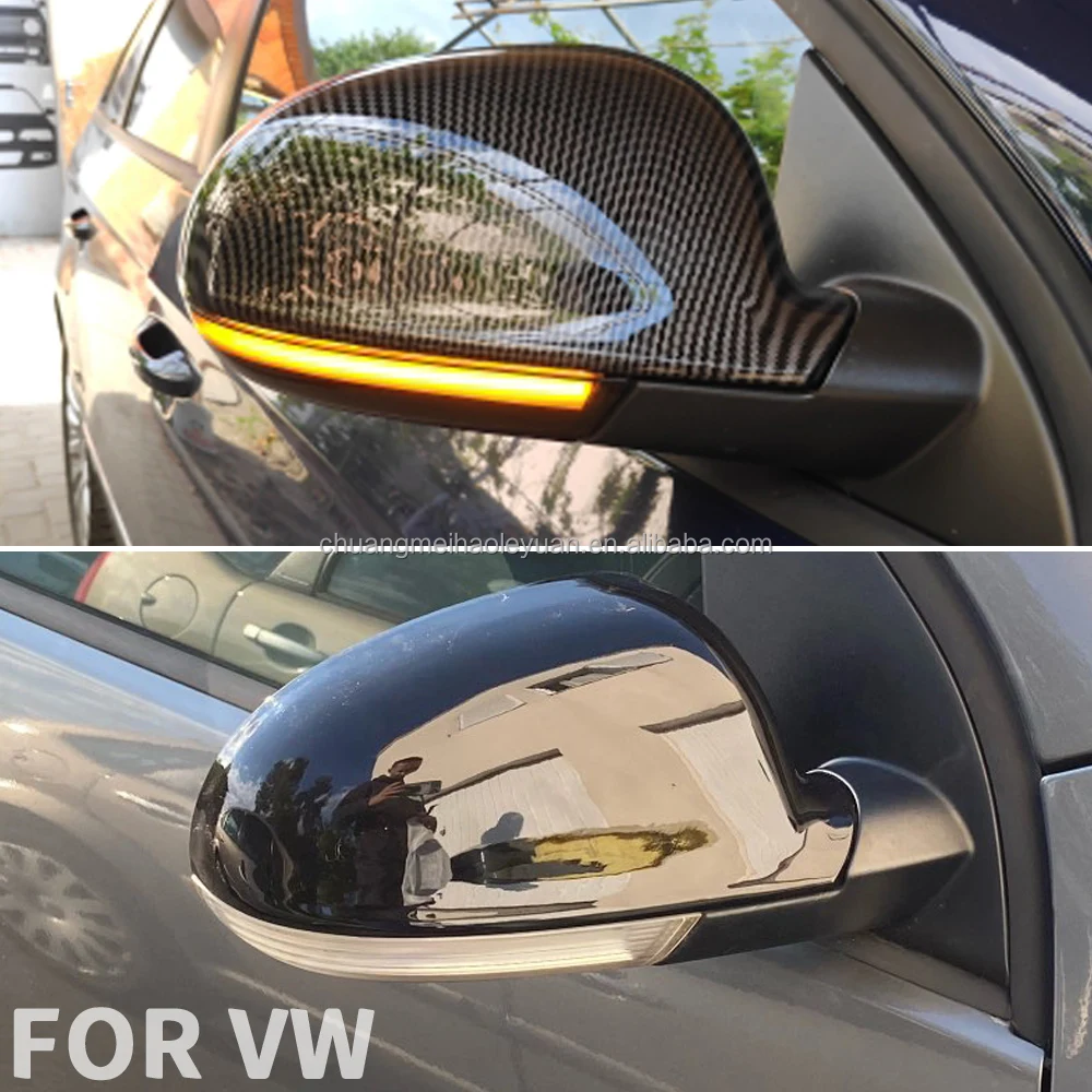 2 шт. для VW Golf MK5 GTI Jetta 5 Passat B6 B5.5 крышки боковых зеркал Sharan Вариант EOS 2007