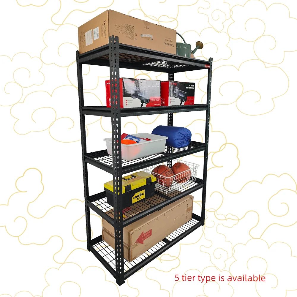 4 tier boltless shelving garage storage shelves units metal wire shelving unit heavy duty