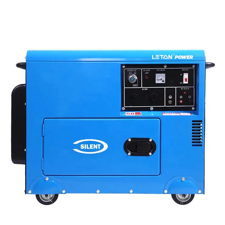 Remote Control 10000 Watt Water Cooling 10kW 3Phase Super Silent Diesel Generator with ATS