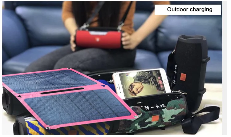 Lamination Monocrystalline Solar Portable Folding Solar Panels 30W 60W 100W ETFE Solar Panel with USB