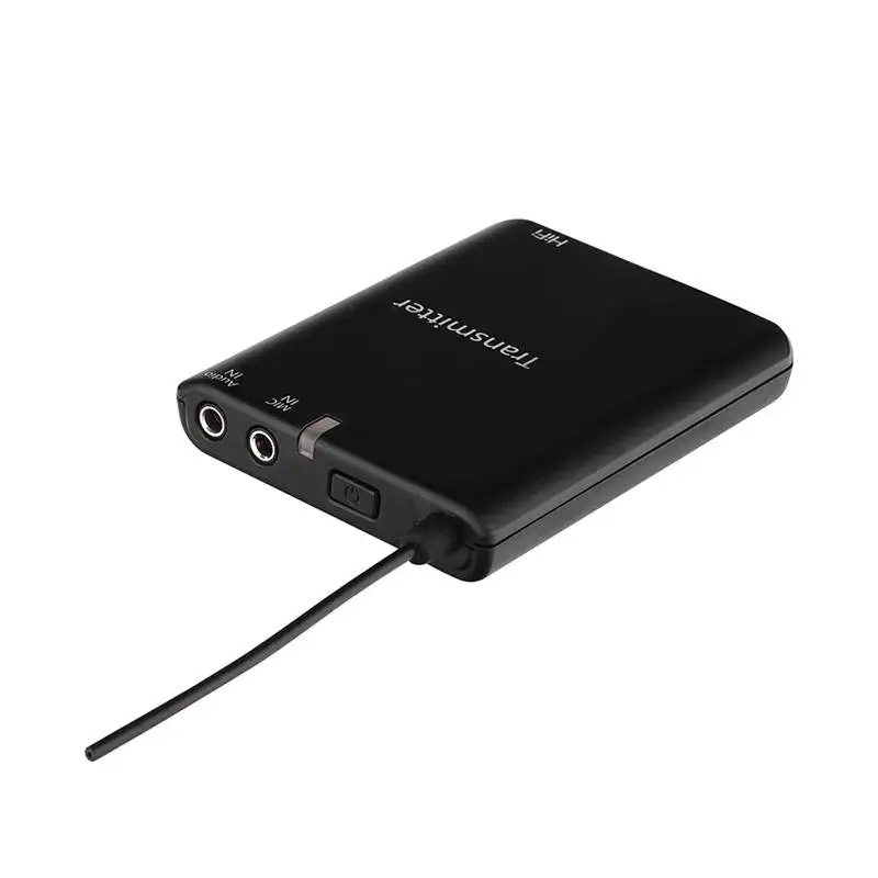 Portable Rechargeable Silent Disco Transmitter & Mic for Silent Yoga, Party and Fitness