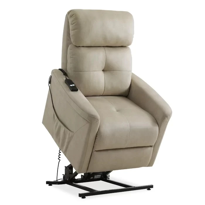 Power electric  Lift Assist Standard Recline swivel massage leather recliner chair