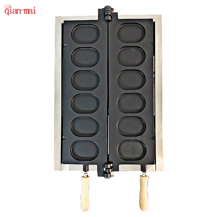 Professional Snack Machines Supplier Popular Fluffy Waffle Maker Machine 6 In 1 Korean Egg Bread Maker Machine