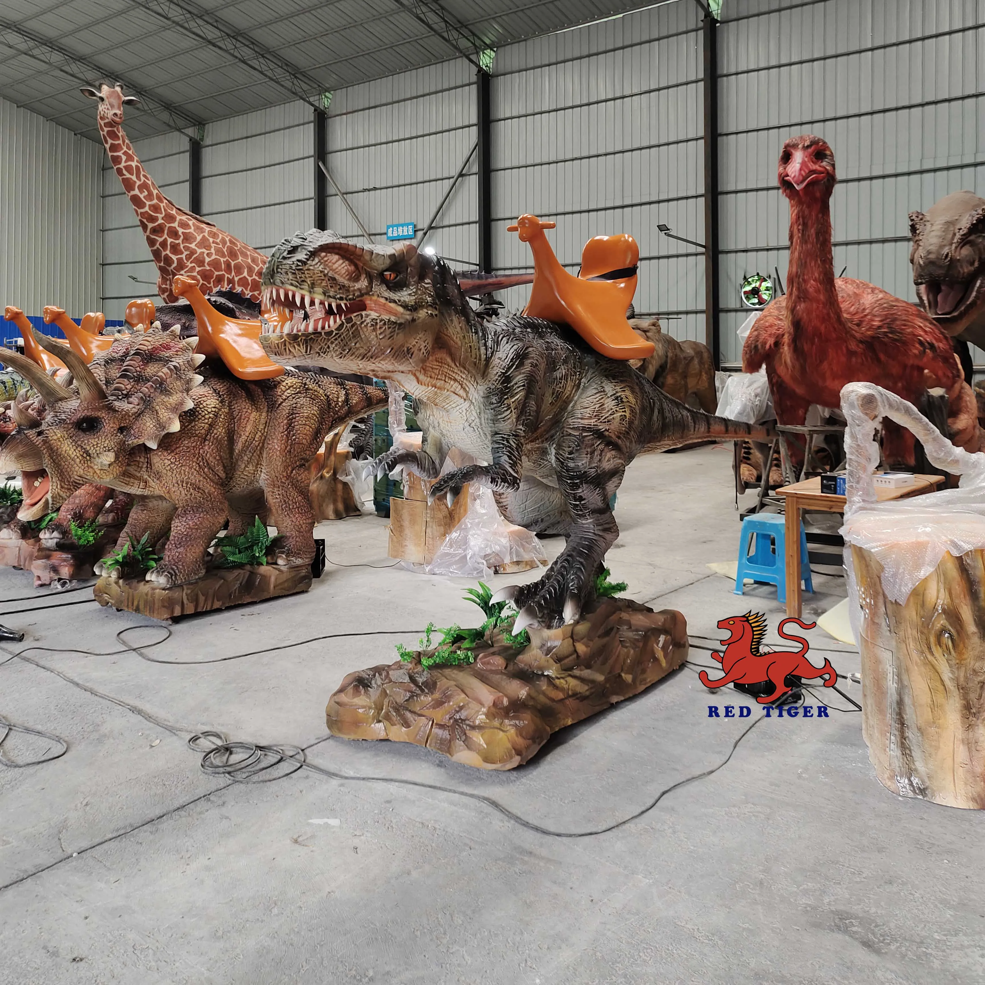 Amusement Park Dinosaur Ride Most Popular Dinosaur Ride