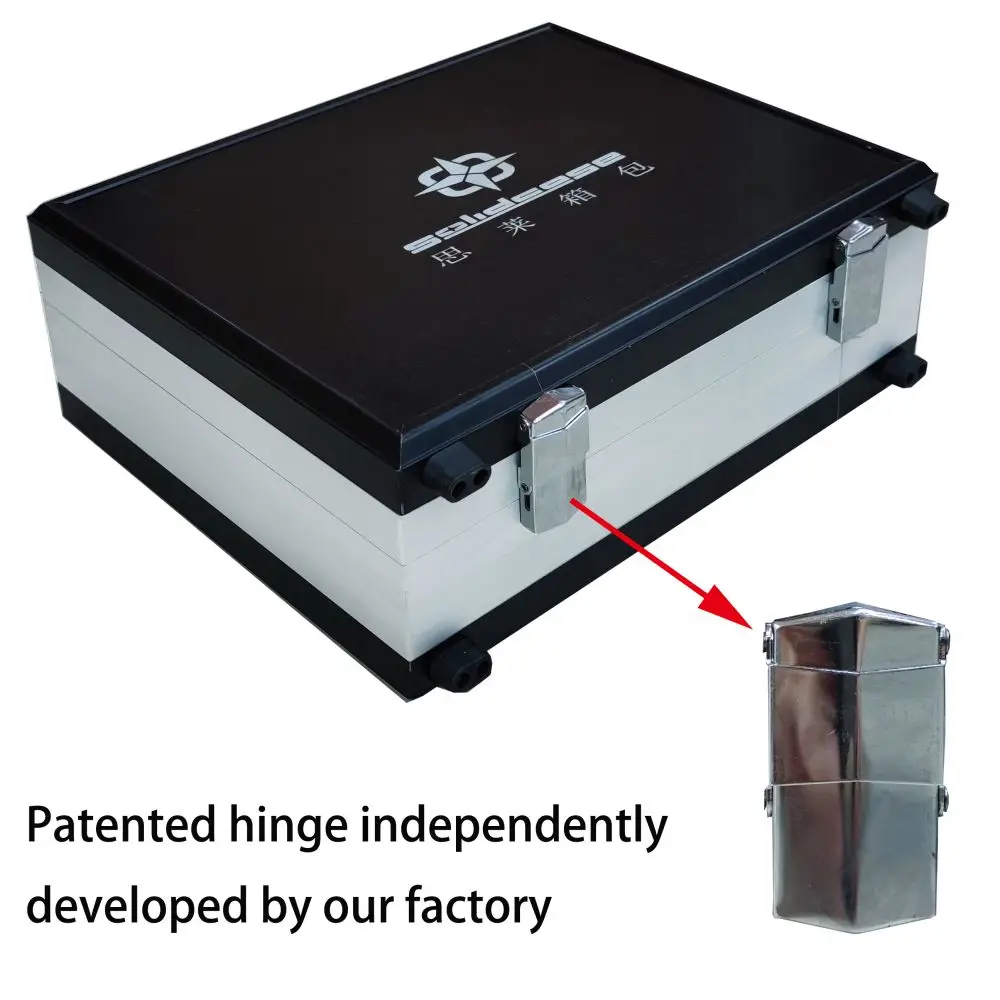 custom aluminum carry case small aluminum storage display case for equipment/Jewelry/knife with foam padding