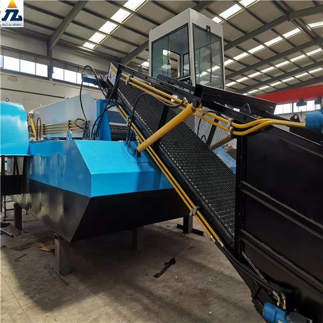 Jinzun Full Automatic Aquatic Weed Harvesting Boat For Efficient Lake And River Cleaning