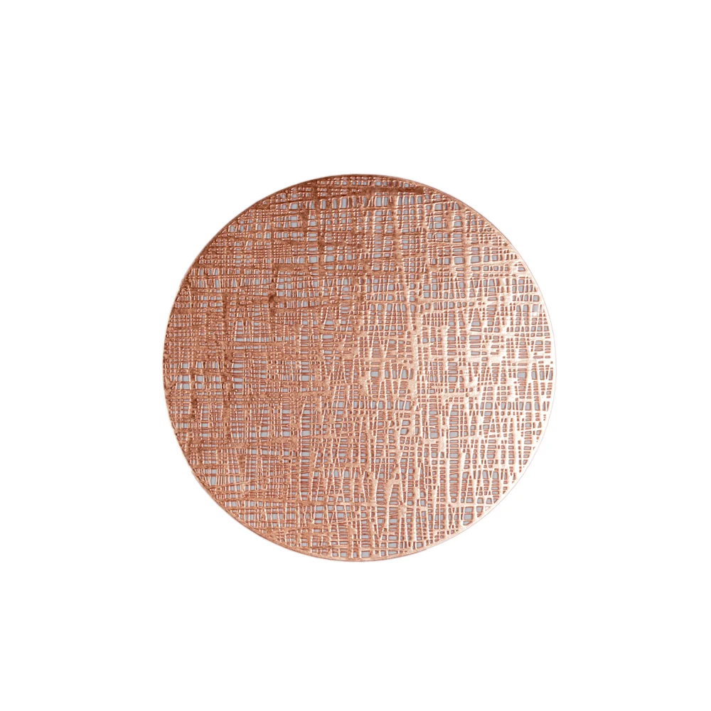 Роскошные Круглые Пустотелые коврики из искусственной кожи для свадьбы вечеринки Рождества отеля ресторана обеденного