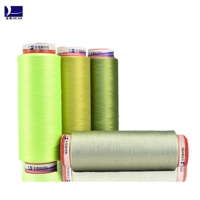 Заводская цена JINXIA 100% окрашенный допинг Полиэфир DTY нитки полиэфир для шитья