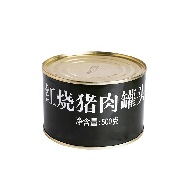 New Product Chinese Canned Food 500g MRE Rations Mre Food Portable Braised Pork Emergency Food Rations