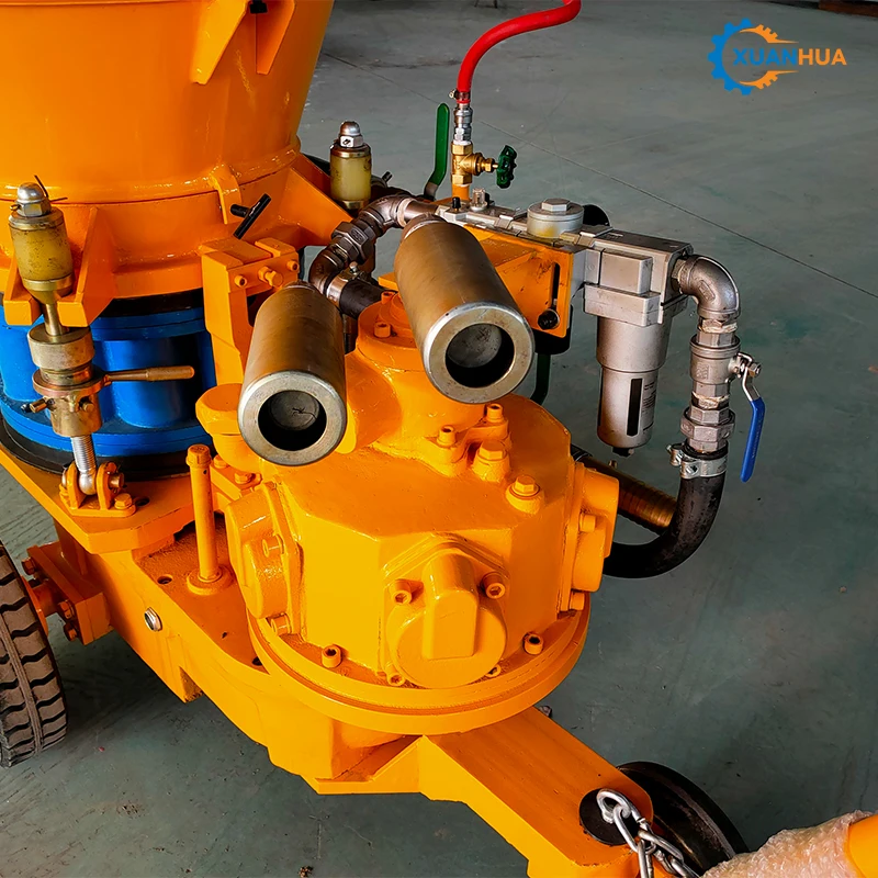 pz5P portable pneumatic mining dry mix cement shotcrete gunite machine