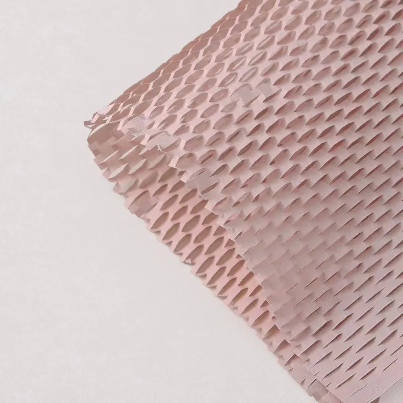 Biodegradable Gift Kraft Paper Cushioning Protective Wrap Honeycomb Paper Roll - Buy Honeycomb Wrapping Kraft Paper Rolls Eco