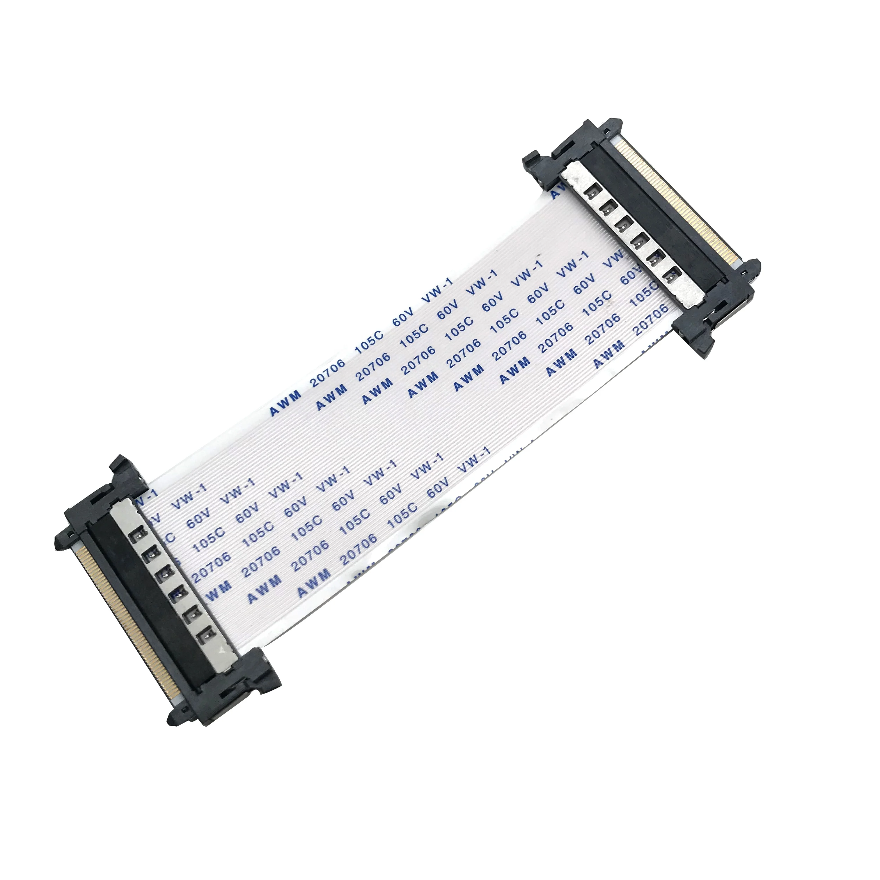 AWM 20624 80C 60 V - 1 Pitch 0.5/ 1.0mm Length 100mm 16 Pin Flexible Flat Cable FFC Cable