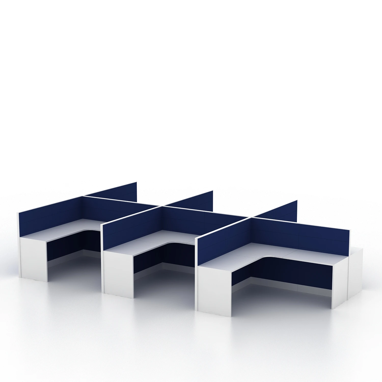 Modular Office Partition Cubicle Office Work Station Desk Furniture Cubicle Desk Office Modular 2 Person